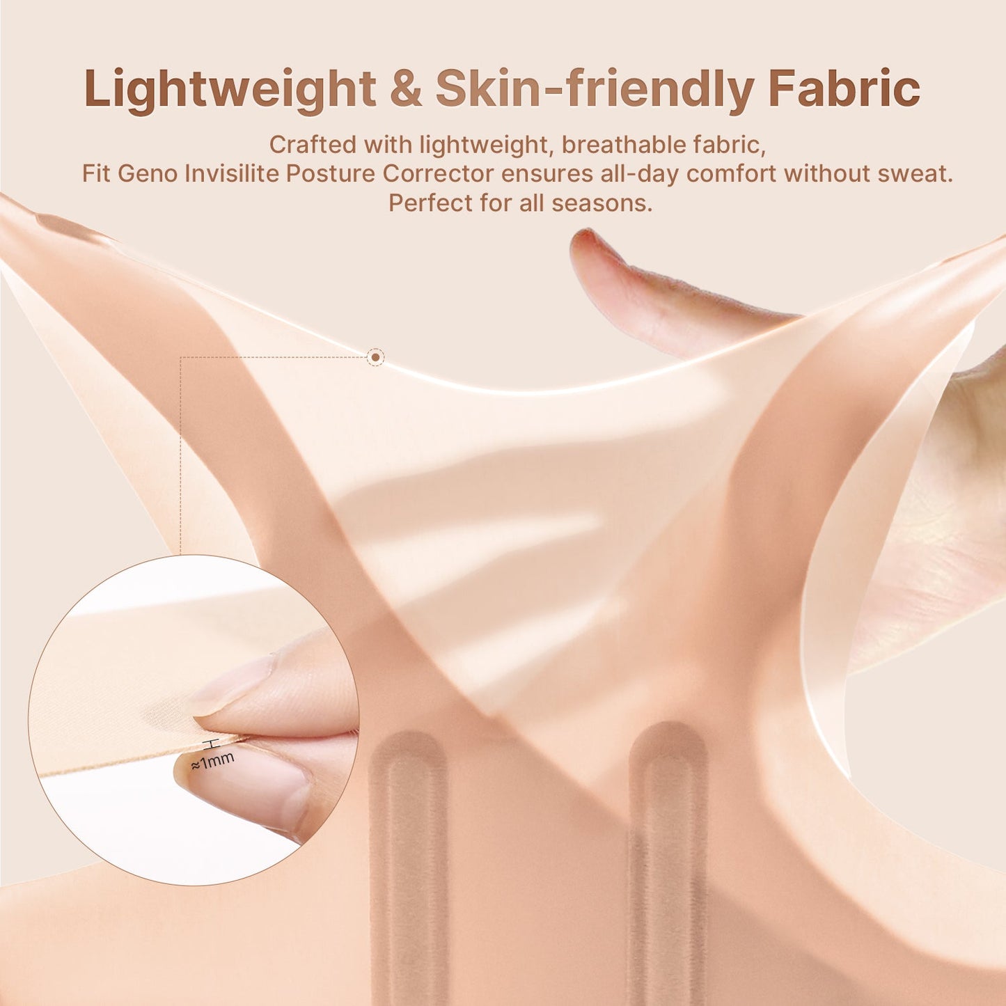 Fit Geno Posture Corrector for Women Invisilite