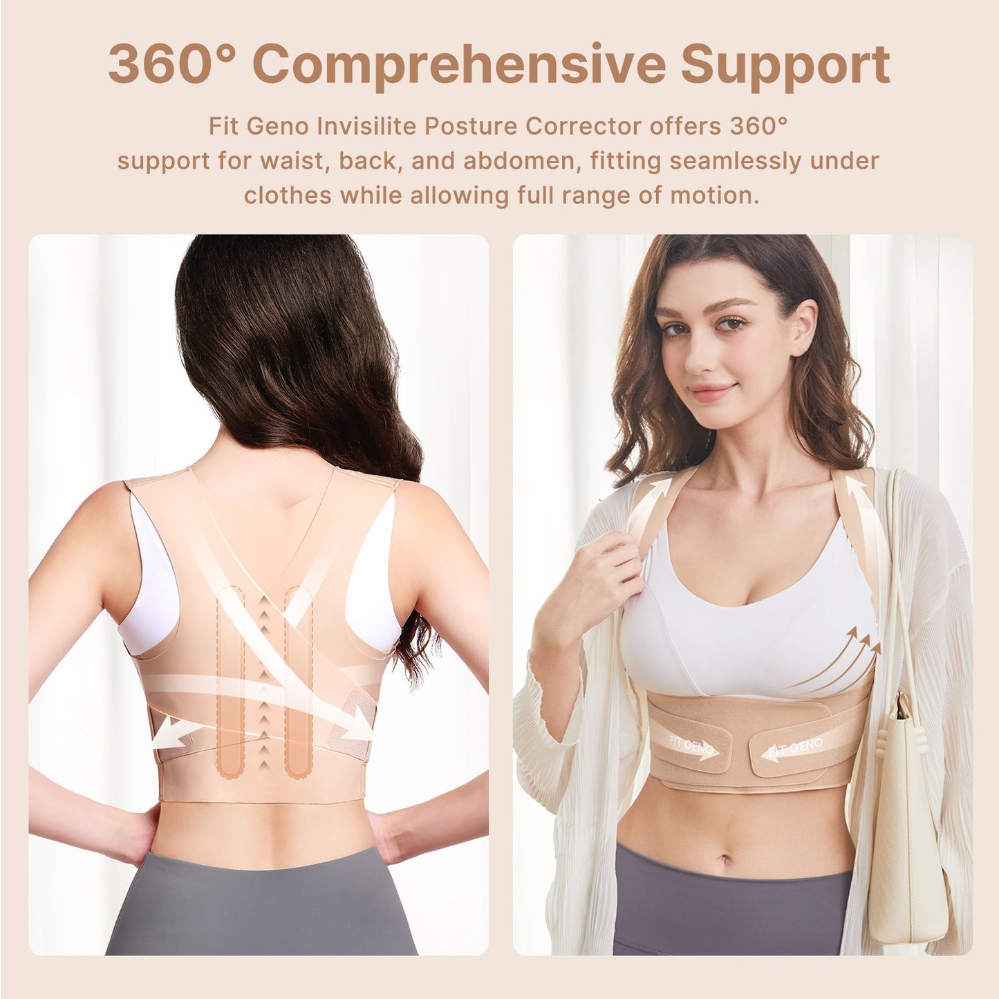 Invisilite Posture Support Brace