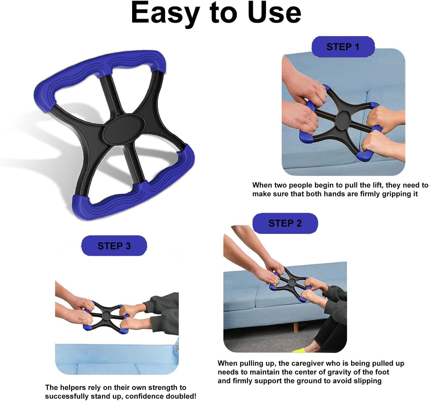 No-Slip Standing Aid and Handicap Bar