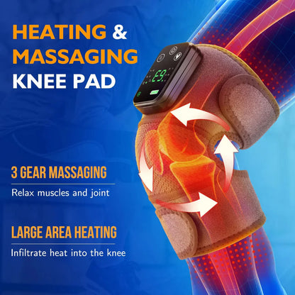 #1 Heated Knee Massager for Knee Pain Relief