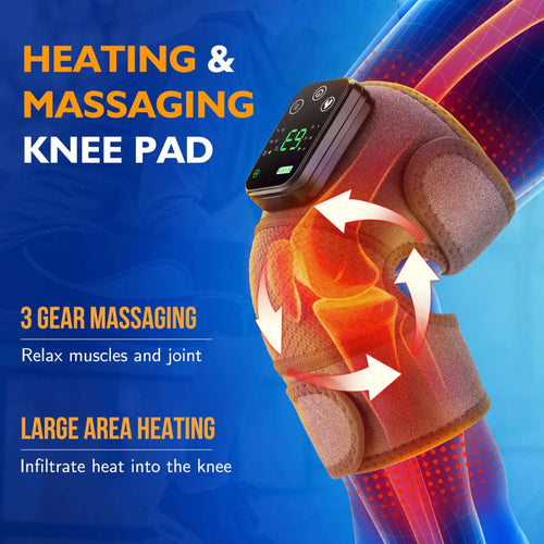#1 Heated Knee Massager for Knee Pain Relief