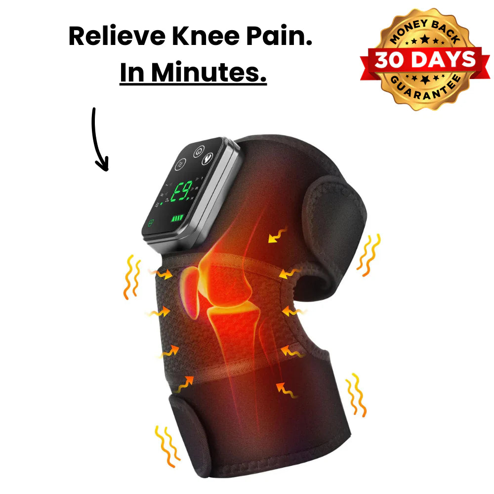 #1 Heated Knee Massager for Knee Pain Relief